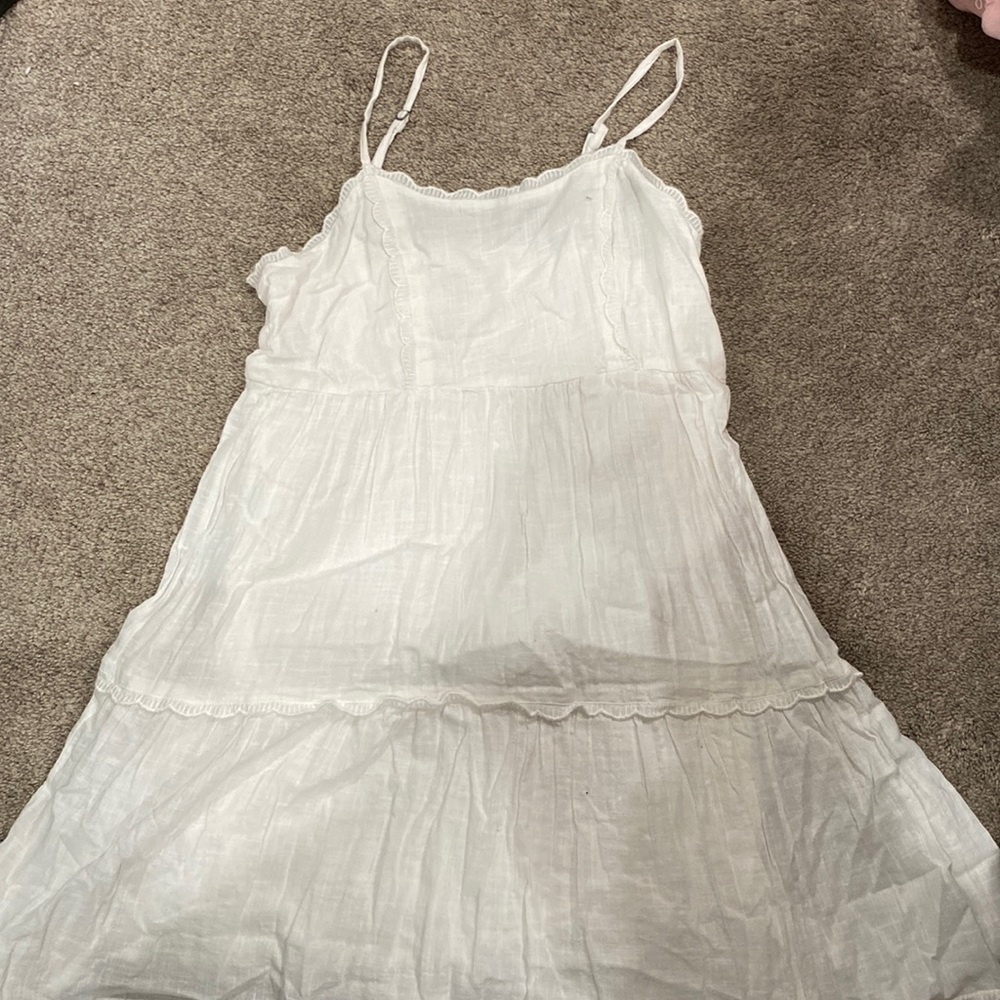 white summer dress